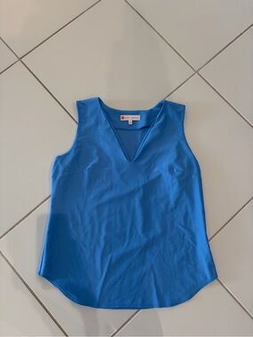 Jude Connally Vibrant Blue V-Neck Sleeveless Camisole